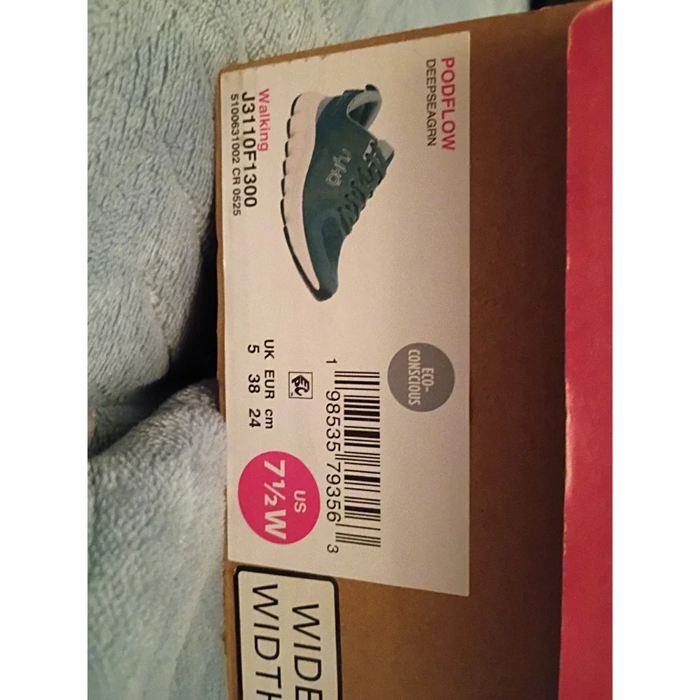 Ryka Podflow Deep Sea Green  Mesh Women's Walking Sneakers Lace Up Eco-Conscious